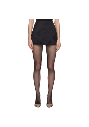 Pristine Black Teaser Miniskirt