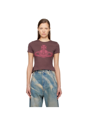 Vivienne Westwood Burgundy Paris Orb Mini Peru T-shirt