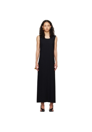 BITE Black Wide Strap Maxi Dress