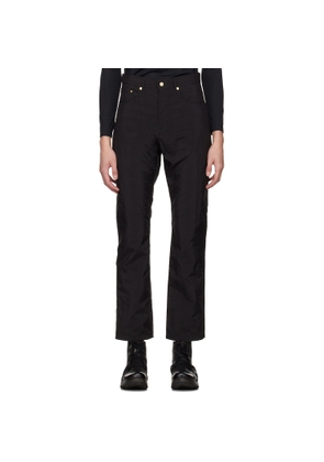 KANGHYUK SSENSE Exclusive Black Airbag Trousers