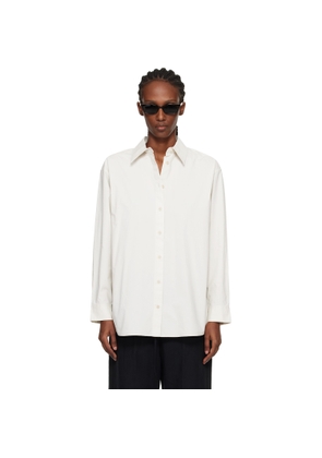 TOTEME Off-White Classic Tumbled Shirt
