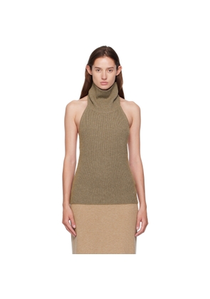 LISA YANG Taupe Maddie Top