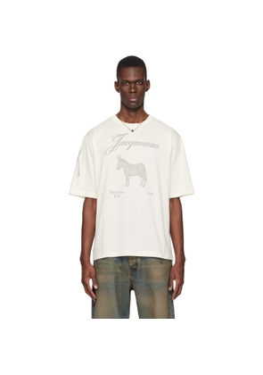 JACQUEMUS Off-White 'The Âne short-sleeve' T-shirt