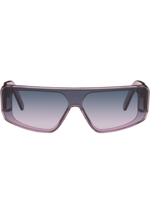 Rick Owens Purple Performa Sunglasses