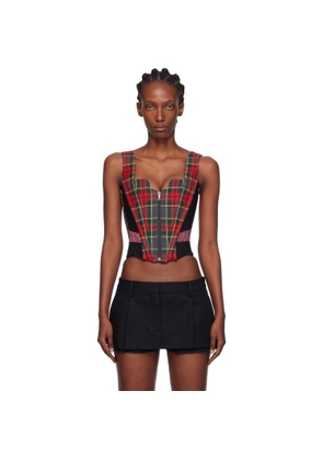 Vivienne Westwood Red & Green Juliet Corset Top