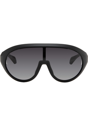 Rick Owens Moncler + Rick Owens Black Nylon Sunglasses