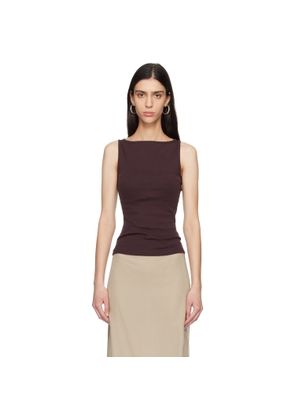 FLORE FLORE Brown Timmi Tank Top