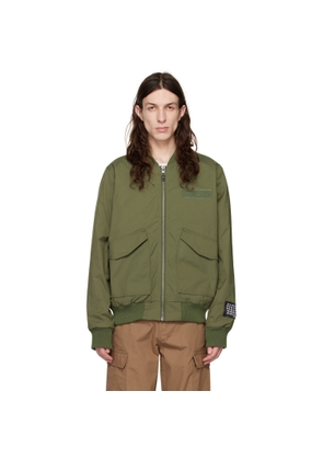 Ksubi SSENSE Exclusive Khaki Royalty Bomber Jacket