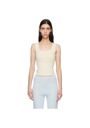 FLORE FLORE Off-White Hillie Tank Top