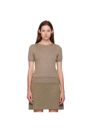 LISA YANG Taupe Delila T-shirt