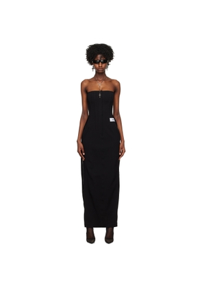 Dolce&Gabbana Black Kim Kardashian Edition Zip Vent Maxi Dress