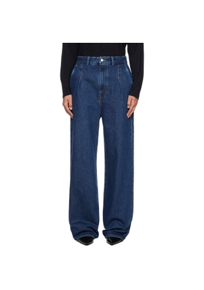 Loulou de Saison Blue Attu LDS Pleated Jeans