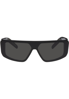 Rick Owens Black Temple Performa Sunglasses
