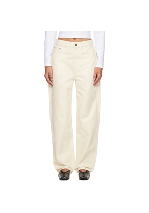 Loulou de Saison Off-White Asmar Velvet Jeans