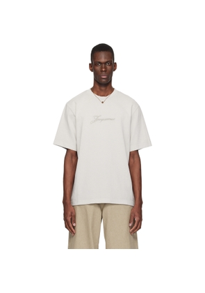 JACQUEMUS Beige 'The Pigmento' T-shirt
