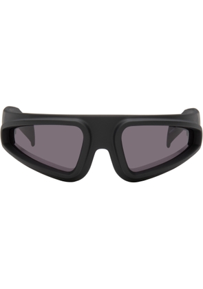Rick Owens Black Temple Ryder Sunglasses