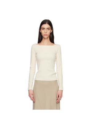 FLORE FLORE Off-White Steffi Longsleeve T-shirt