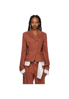 Ottolinger Orange Fitted Reversible Blazer