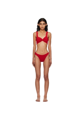 Hunza G Red Bonnie Bikini