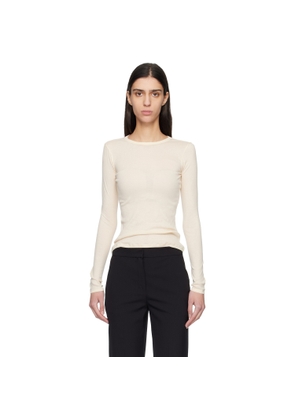 FLORE FLORE Off-White Olivia Longsleeve T-shirt
