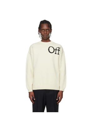 Off-White Off-White Bookish Knit Crewneck Sweater