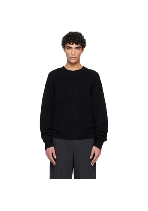 HELIOT EMIL Black Roan Alpaca Knit Sweater