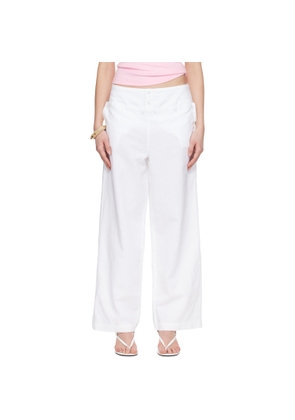 Gimaguas White Anna Trousers