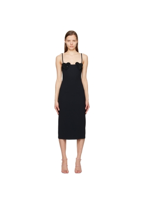 Blumarine Black Heart Midi Dress