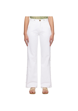 Wales Bonner White Heritage Jeans