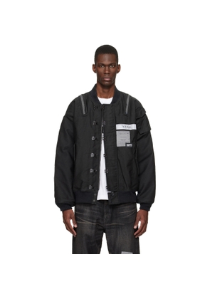 YOHJI YAMAMOTO Black Neighborhood Edition Mod A-1 Deck Bomber Jacket