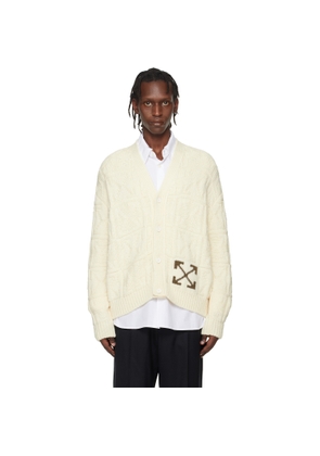 Off-White Off-White Arrow 3D Stitch Cardigan