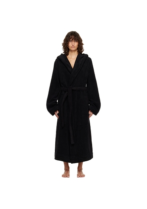 Rick Owens Black Temple Pentagram Bathrobe