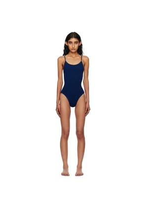 Hunza G SSENSE Exclusive Navy Pamela Swimsuit