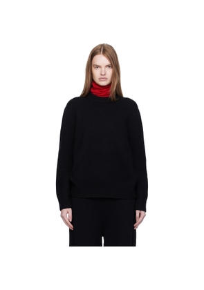 Arch The Black Over Fit Cashmere Pullover Sweater