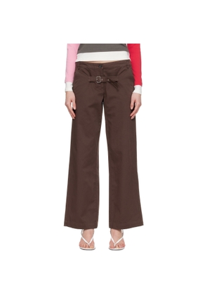 Gimaguas Brown Belt Trousers