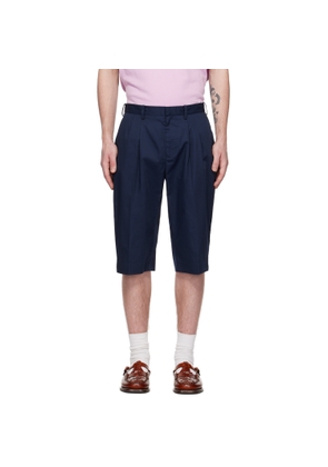Viktor&Rolf Mister Mister Navy Pleated Shorts
