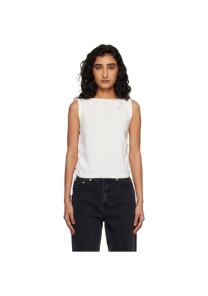 Dunst Off-White Layering Knit Tank Top