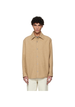 A.P.C. Beige Snap Closure Jacket
