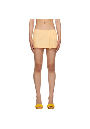 SIEDRÉS Yellow Piya Miniskirt