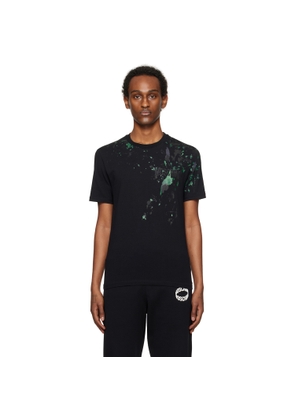 Moschino Black Painted Effect T-Shirt