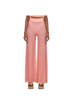 REMAIN Birger Christensen Orange Striped Lounge Pants