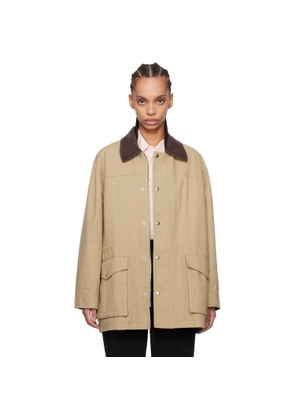 Dunst Beige Vintage Work Half Jacket
