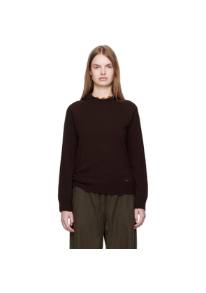 UMARMUNG Brown Wholegarment Hoodie