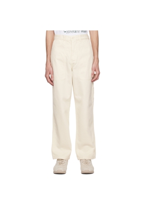 Palmes Off-White Broom Trousers