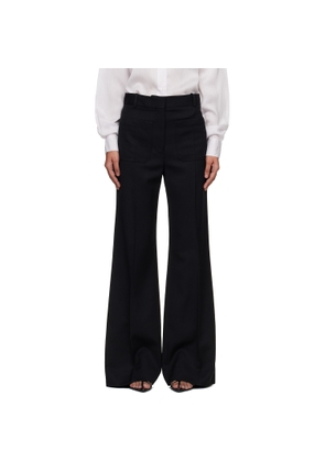 Victoria Beckham Black Alina Tailored Trousers
