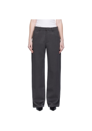 Arch The Gray Handmade Wool Cashmere Trousers