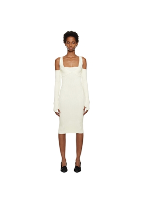 Anna October Off-White 'La Fleur' Midi Dress