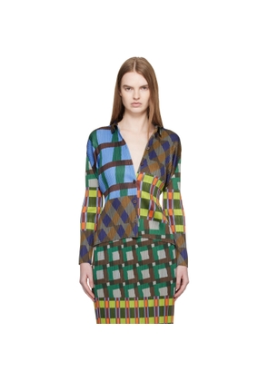 PLEATS PLEASE ISSEY MIYAKE Multicolor Harmony Blouse