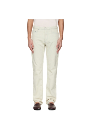 A.P.C. Off-White Standard Jeans