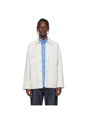 A.P.C. Off-White Loose-Fit Overshirt